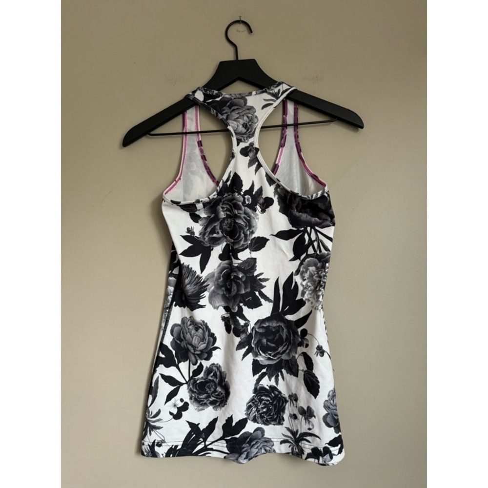 LULULEMON Cool Racerback Tank in Black Floral